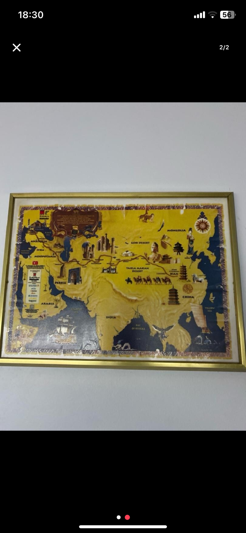 Seramik ipek yolu Tablo