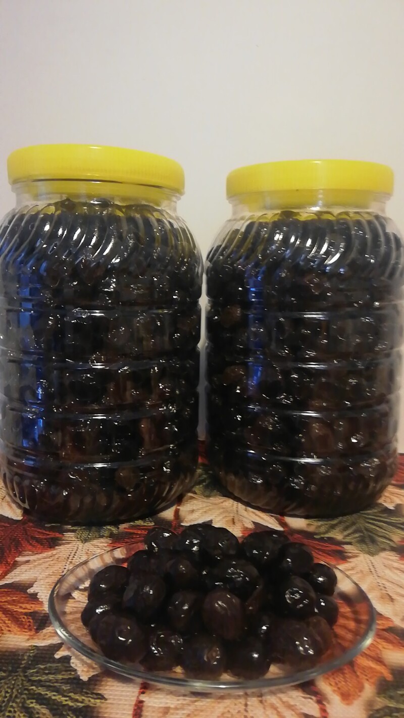 Dogal fermente siyah zeytin 