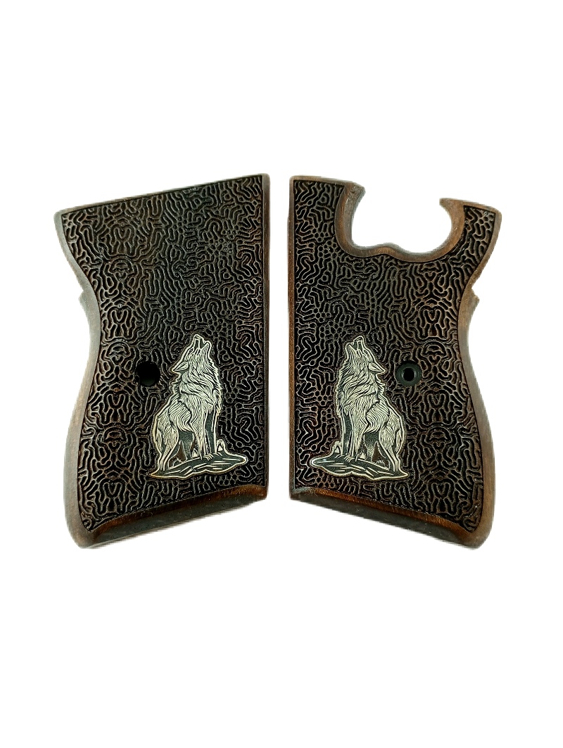 AHŞAP GEÇME BÜYÜK TEK LOGOLU KABZA K