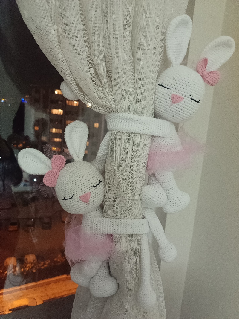 Amigurumi perde tutucu