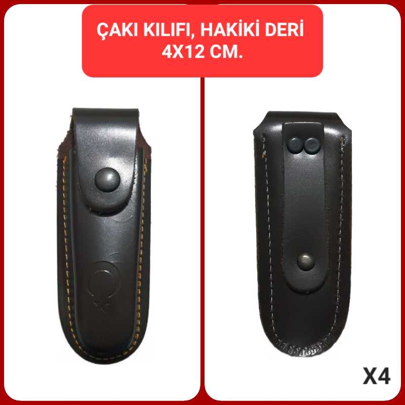 ÇAKI KILIFI, RUGAN DERİ, 4X12 CM. 