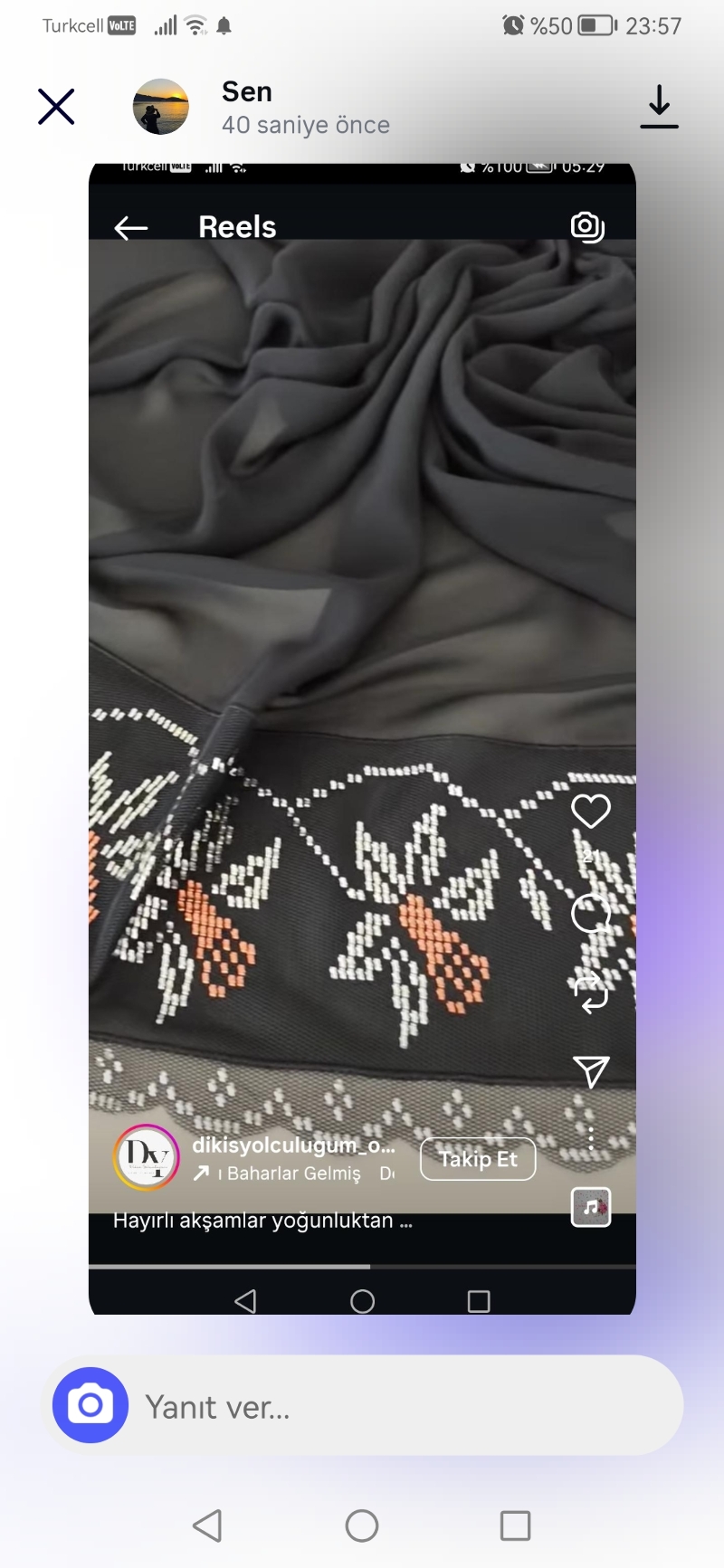 Telkırma namaz örtüsü