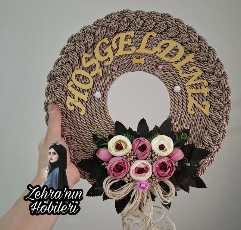 Kordon ip kapı süsü 