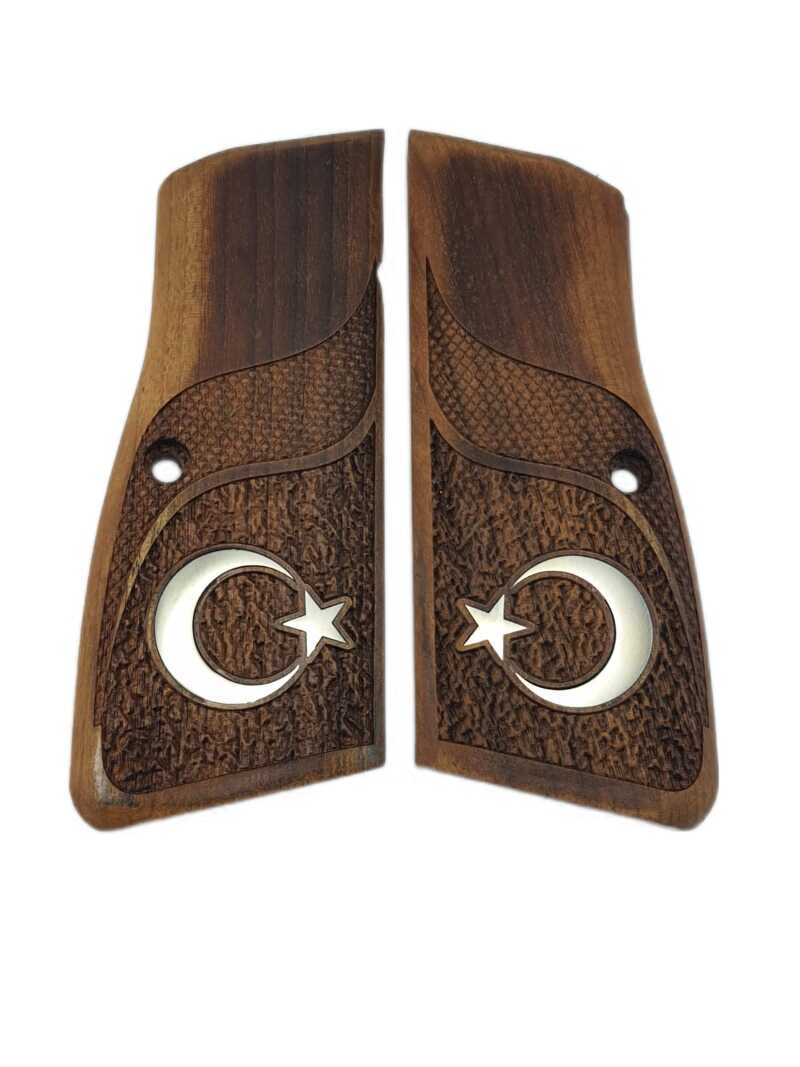 AHŞAP TEK LOGOLU KABZA KAPAĞI