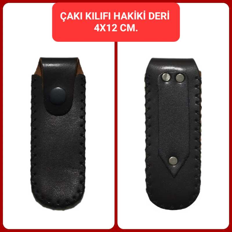 ÇAKI KILIFI, HAKİKİ DERİ, 4X12 CM. 