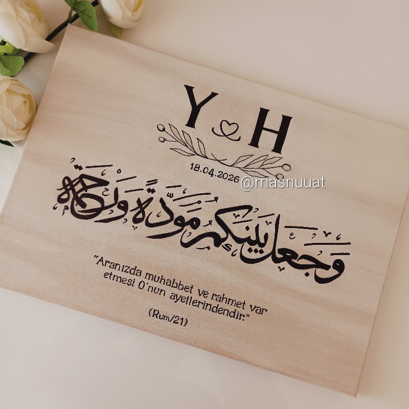 Çift tablosu/ Rum sûresi 21.