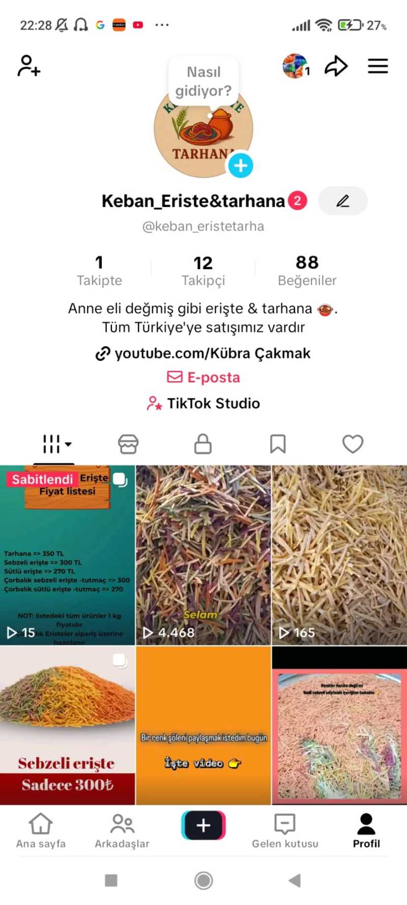 Keban erişte ve tarhana