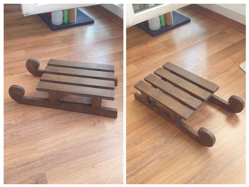 Ahşap mini kızak 