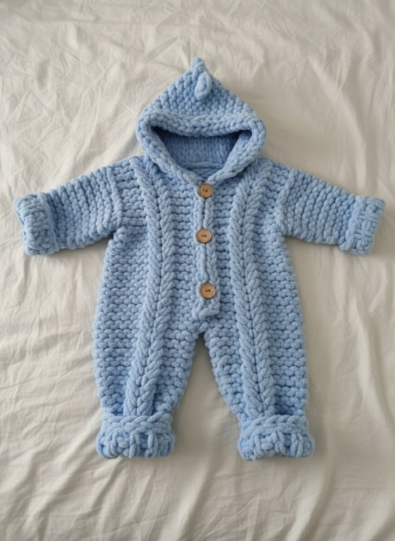 Puffy 0-6 aylık bebek tulum