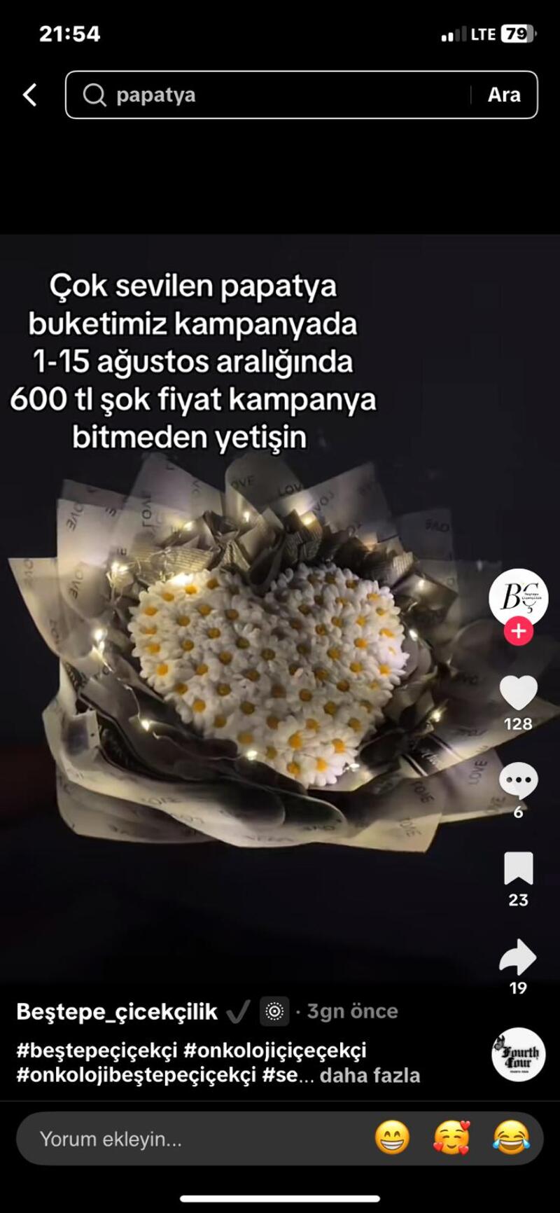 Papatya buketi