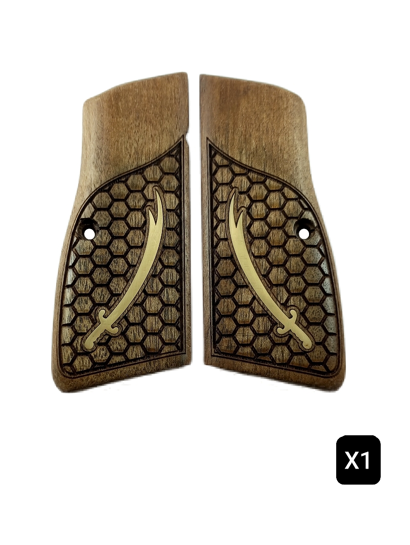 AHŞAP BÜYÜK TEK LOGOLU KABZA KAPAĞI