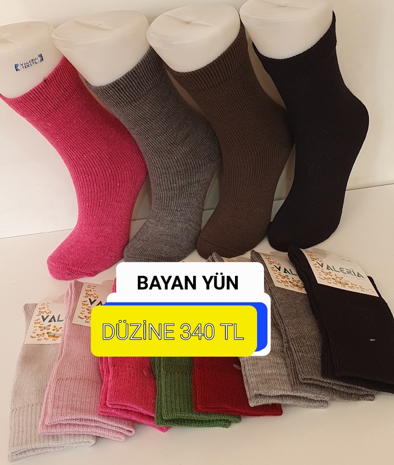 BAYAN YÜN ÇORAP