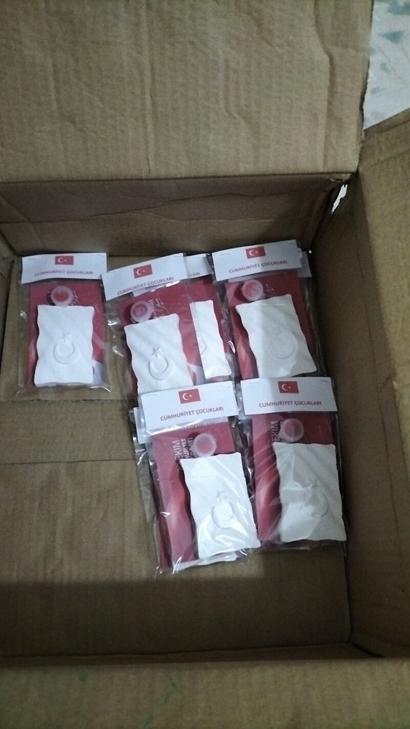 Taş tozu bayrak obje